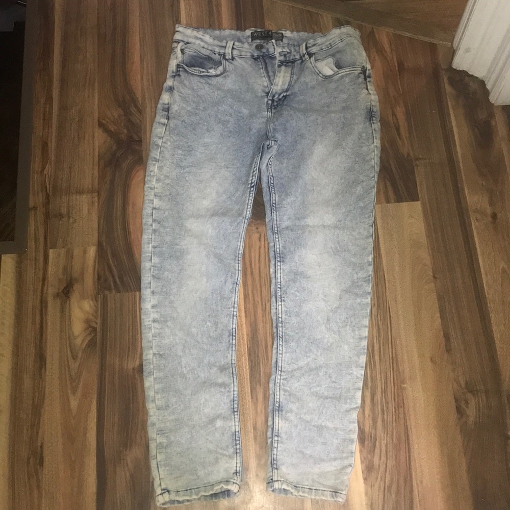 West 49 light blue joggers